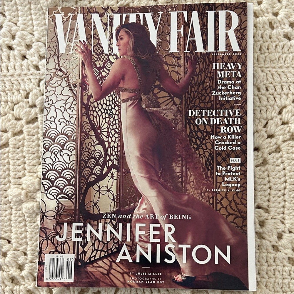 Vanity Fair Magazine with Jennifer Aniston Cover